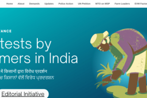 Website on Farmers Protests in India. By RMN News Service