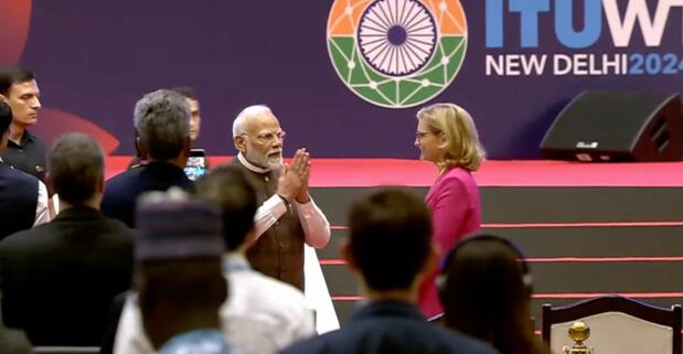 PM Narendra Modi Opens World Conference on the Future of Technology on October 15, 2024. Photo: ITU