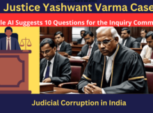 Justice Yashwant Varma Case: Google AI Suggests 10 Questions for the Inquiry Committee. Supreme Court constituted a committee to hold investigation. Photo: RMN News Service