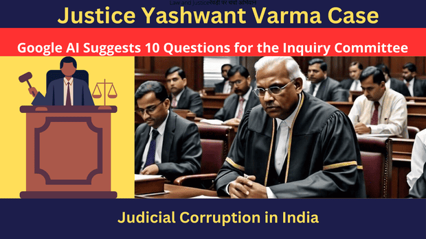 Justice Yashwant Varma Case: Google AI Suggests 10 Questions for the Inquiry Committee. Supreme Court constituted a committee to hold investigation. Photo: RMN News Service